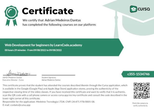 Free certificate image